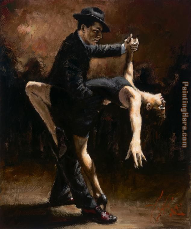 TANGO VII STUDY painting - Fabian Perez TANGO VII STUDY art painting